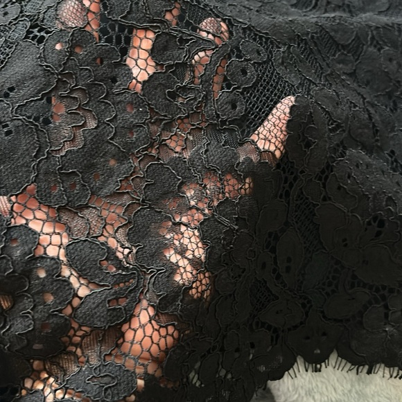 Black Lace Rachel Roy Sleeveless Top-M - Picture 5 of 12
